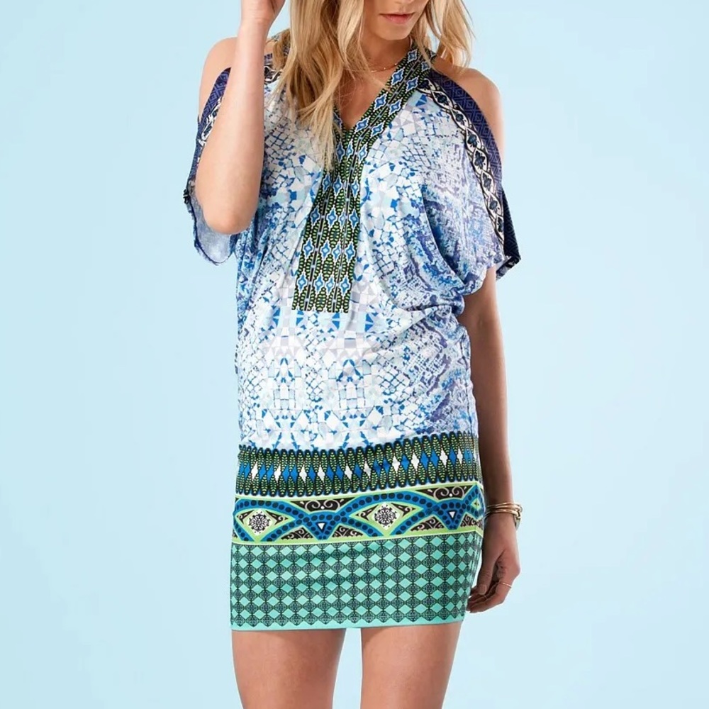 Hale Bob Lynn Cold Shoulder Dress